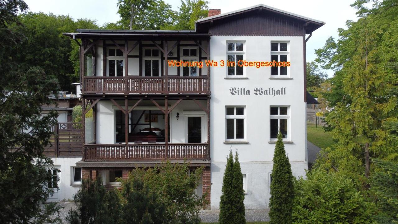 Sonnige-Ferienwohnung-100Qm-Im-1-Obergeschoss-Der-Villa-Walhall-In-Einem-Parkaehnlichen-Garten Sellin  Exterior foto